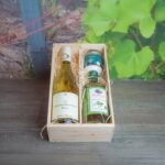 2-vaks luxe wijnkist met schuifdeksel - Afbeelding 2