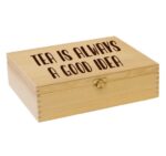 Theedoos met eigen bedrukking