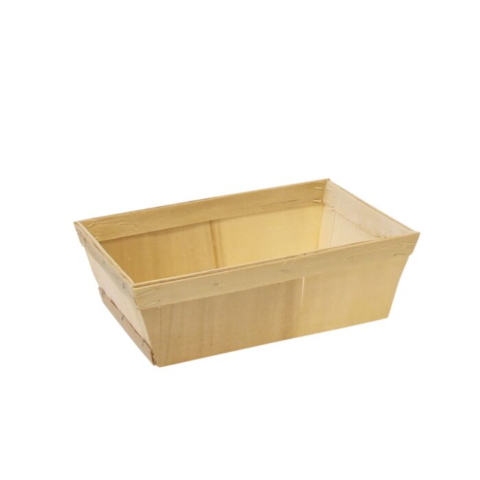 vierkant houten mandje