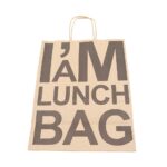 Papieren tasjes gedraaid handvat kraft bedrukt - Afbeelding 4