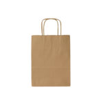 kraft tasje met gedraaid handvat