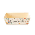 houten mandje dankjewel