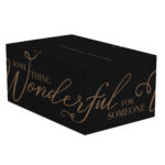 Kerstdoos Wonderful zwart