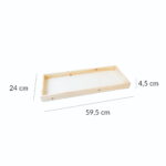 Zalmbox tray 59,5 x 24 - Afbeelding 3